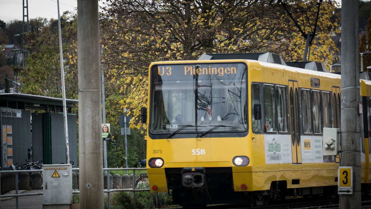 Unwetter in Stuttgart: Stadtbahn-Linie U 3  fährt wieder uneingeschränkt