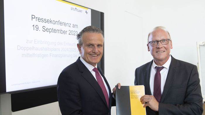 Stuttgart muss Investitionen zurückfahren oder Steuern erhöhen