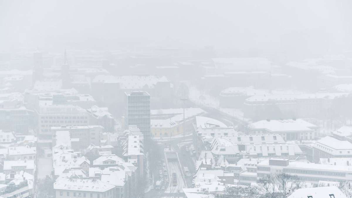 Wetter im Raum Stuttgart: Warnung vor Sturmböen, Schnee und Glätte
