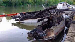 Kraftstoff verpufft – Fünf Boote brennen auf Neckar