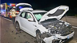 A81 bei Stuttgart: 51-Jähriger bei Auffahrunfall verletzt