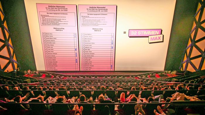 Leonberger Jugendausschuss macht Wahlfilm: Wenn Politik auf der Riesenleinwand greifbar wird
