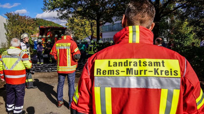 Hochwasser im Rems-Murr-Kreis: Landratsamt beendet den Katastrophen-Voralarm